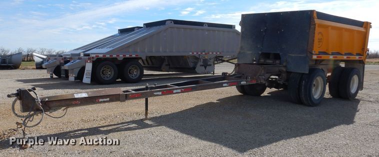image for item DK2050 2005 Wheeler CRG1296C-102  end dump pup trailer