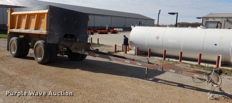 image for item DK2050 2005 Wheeler CRG1296C-102  end dump pup trailer