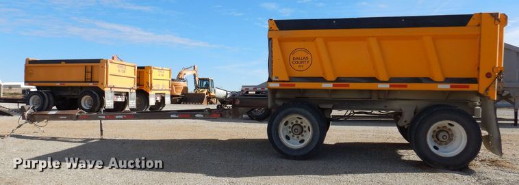 image for item DK2050 2005 Wheeler CRG1296C-102  end dump pup trailer