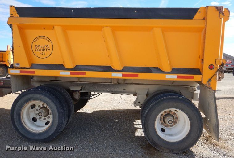 image for item DK2050 2005 Wheeler CRG1296C-102  end dump pup trailer