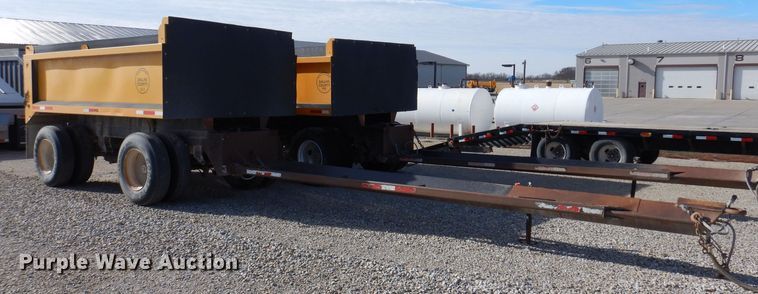 image for item DK2051 2010 Hilbilt 14XPC  end dump pup trailer