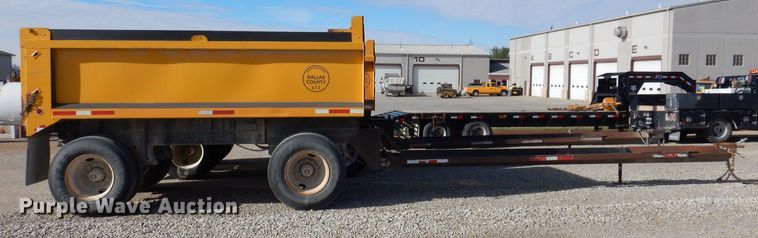 image for item DK2051 2010 Hilbilt 14XPC  end dump pup trailer