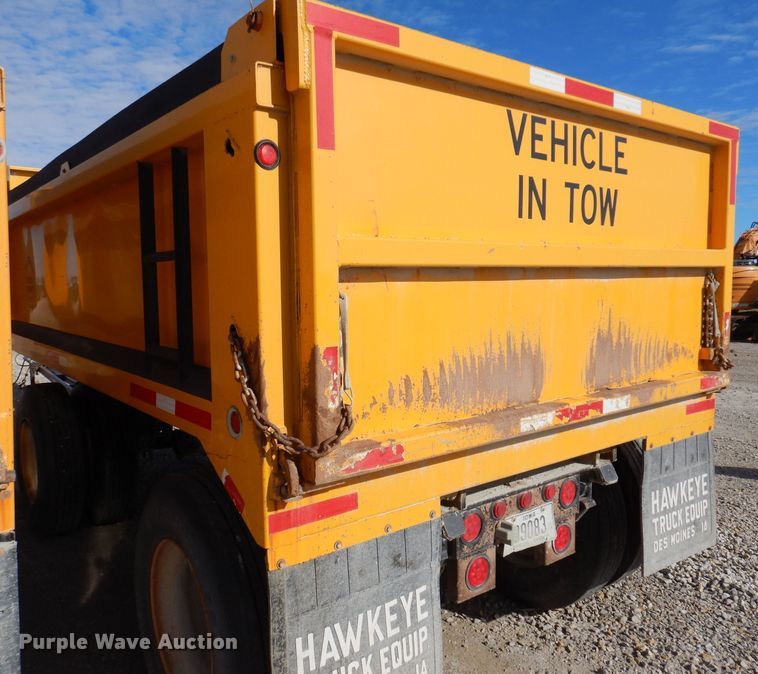 image for item DK2051 2010 Hilbilt 14XPC  end dump pup trailer