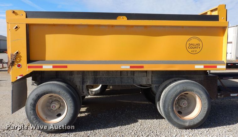 image for item DK2051 2010 Hilbilt 14XPC  end dump pup trailer