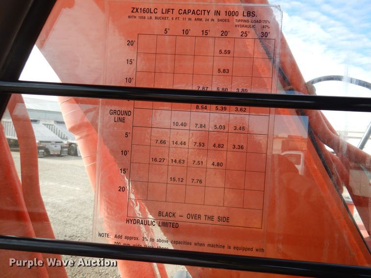 image for item DK2052 2004 Hitachi Zaxis 160LC  excavator