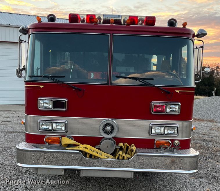 image for item DR7296 1986 Pierce Arrow  pumper fire truck