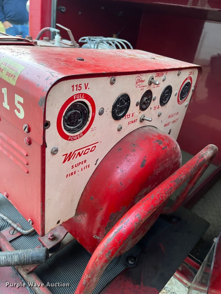 image for item DR7296 1986 Pierce Arrow  pumper fire truck