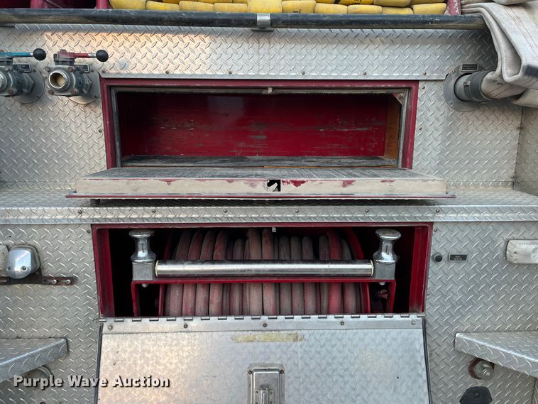 image for item DR7296 1986 Pierce Arrow  pumper fire truck