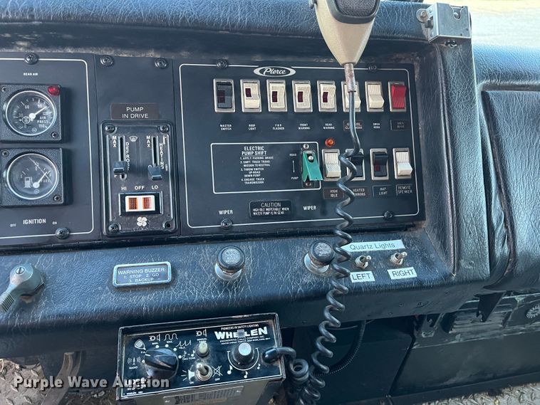 image for item DR7296 1986 Pierce Arrow  pumper fire truck