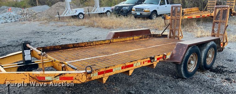 image for item DR7304 1995 UMFG  equipment trailer