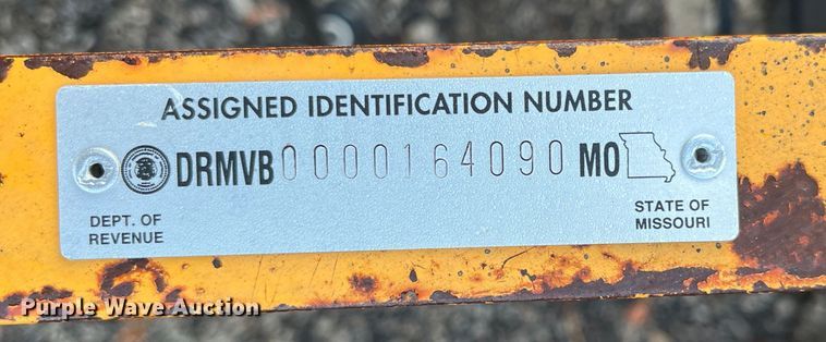 image for item DR7304 1995 UMFG  equipment trailer