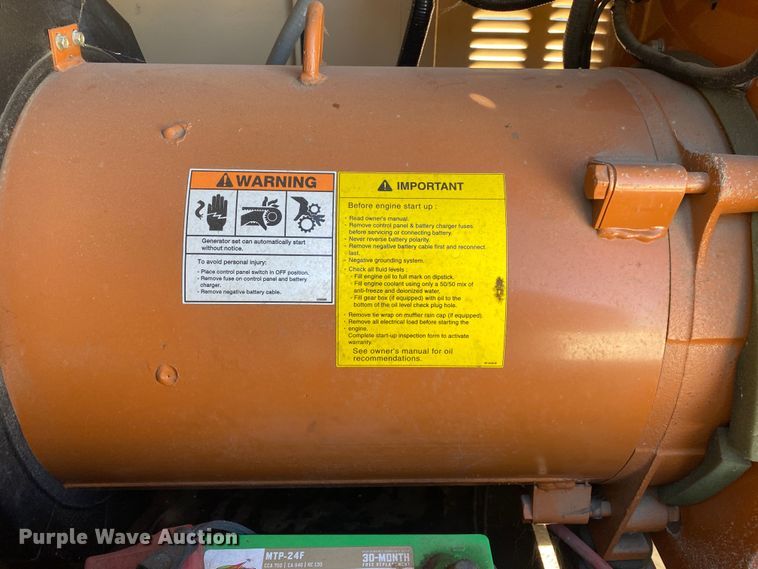 image for item IG9814 2007 Generac 8200110100 generator