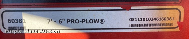 image for item IG9866 Western Pro-Plow  7.5'W snow plow