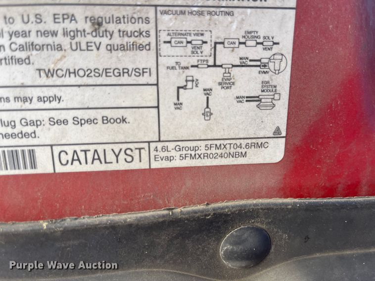 image for item JD9840 2005 Ford F150  SuperCab pickup truck