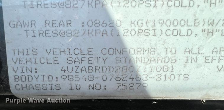 image for item KF9808 2008 Thomas  school bus