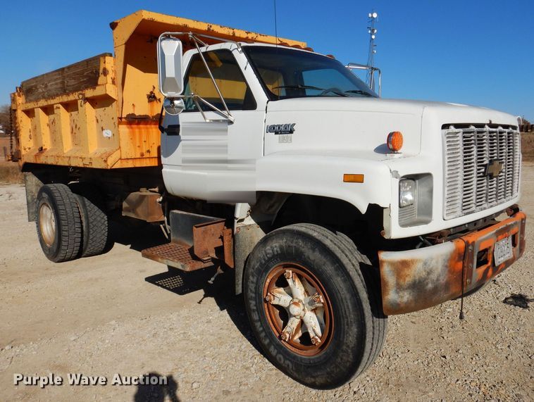image for item KW9307 1994 Chevrolet Kodiak  dump truck