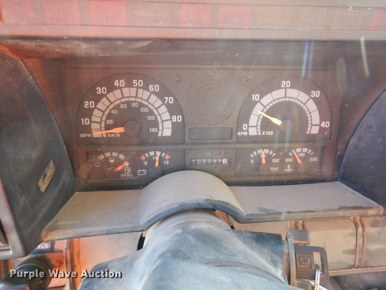 image for item KW9307 1994 Chevrolet Kodiak  dump truck