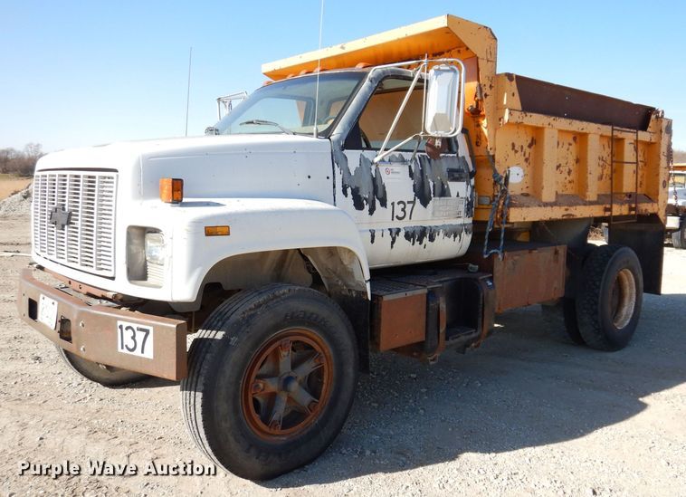 image for item KW9308 1991 Chevrolet Kodiak  dump truck