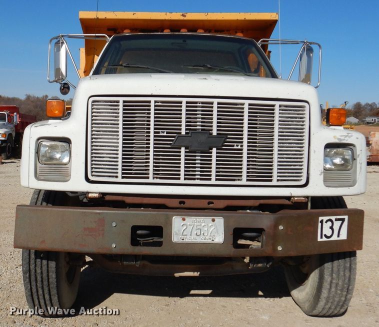 image for item KW9308 1991 Chevrolet Kodiak  dump truck