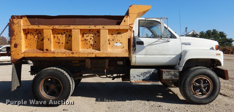 image for item KW9308 1991 Chevrolet Kodiak  dump truck