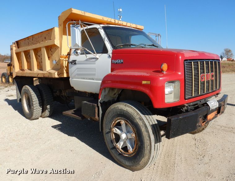 image for item KW9309 1992 GMC Kodiak  dump truck