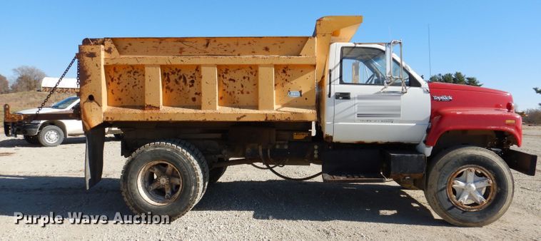 image for item KW9309 1992 GMC Kodiak  dump truck