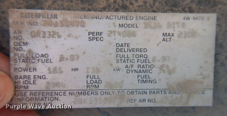 image for item KW9309 1992 GMC Kodiak  dump truck