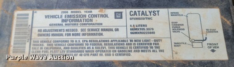 image for item LG9329 2006 Chevrolet Silverado 1500  pickup truck