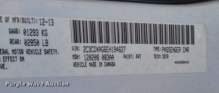 image for item LG9335 2014 Dodge Charger Police