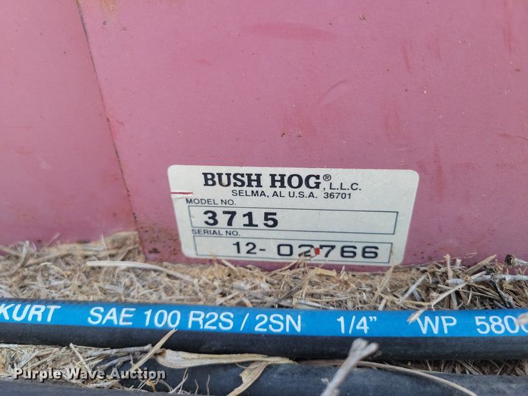 image for item LG9339 Bush Hog 3715  batwing rotary mower