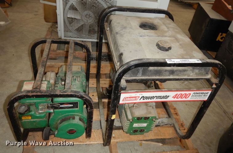 image for item LG9972 (2) Coleman generators