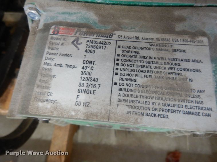 image for item LG9972 (2) Coleman generators