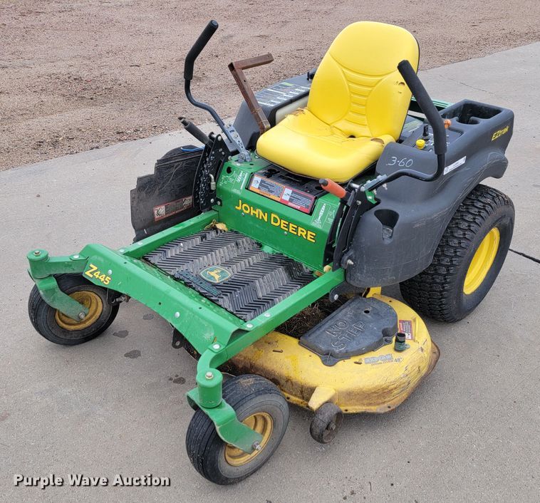 image for item LL9693 John Deere Z445  ZTR lawn mower