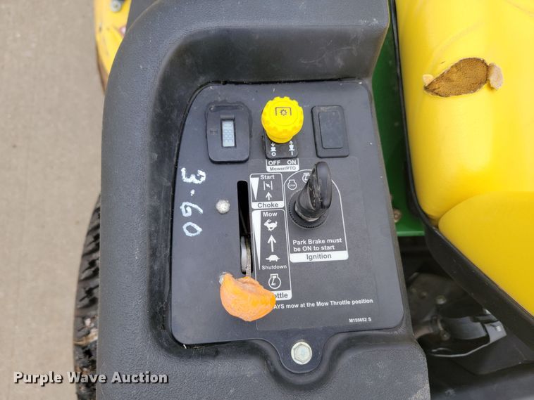 image for item LL9693 John Deere Z445  ZTR lawn mower