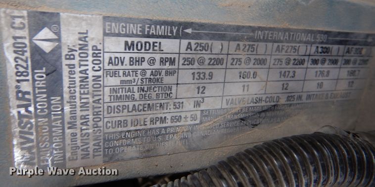 image for item LU9746 1994 International 4900  ladder fire truck