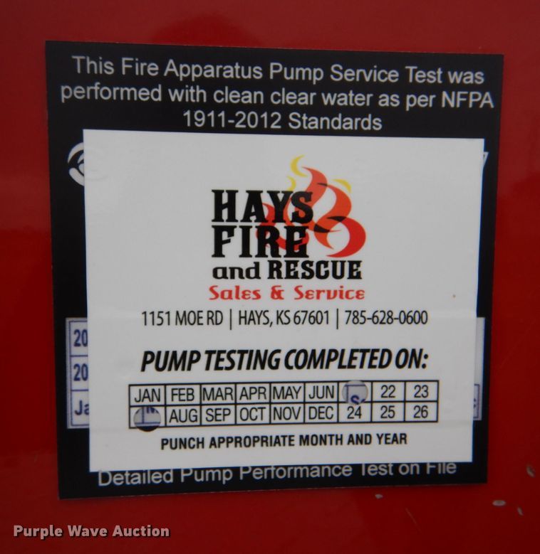 image for item LU9746 1994 International 4900  ladder fire truck