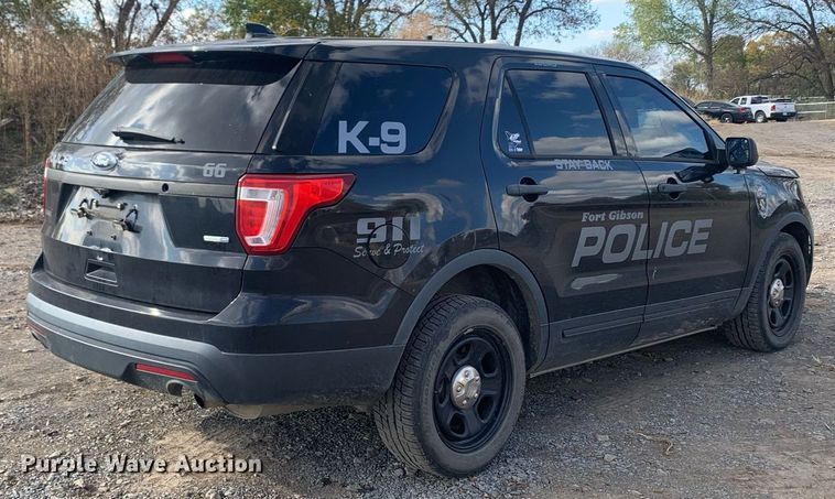 image for item MH9854 2016 Ford Explorer Police Interceptor SUV