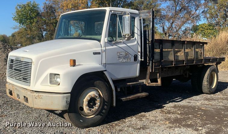 image for item MH9859 1999 Freightliner FL60 dump flatbed truck