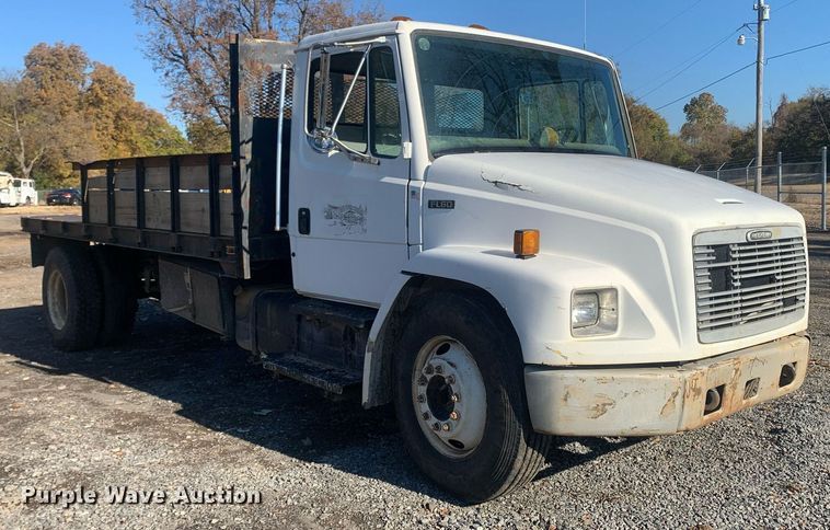 image for item MH9859 1999 Freightliner FL60 dump flatbed truck