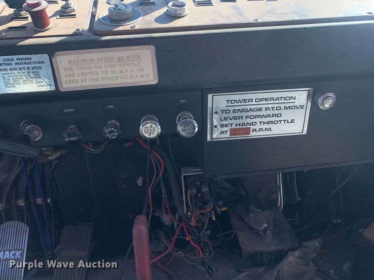 image for item MH9862 1979 Mack 75 ladder fire truck