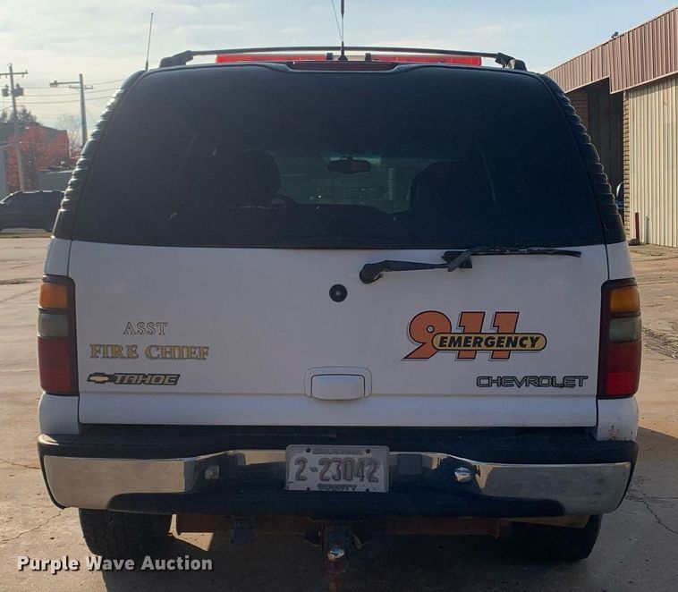 image for item MH9867 2001 Chevrolet Tahoe SUV