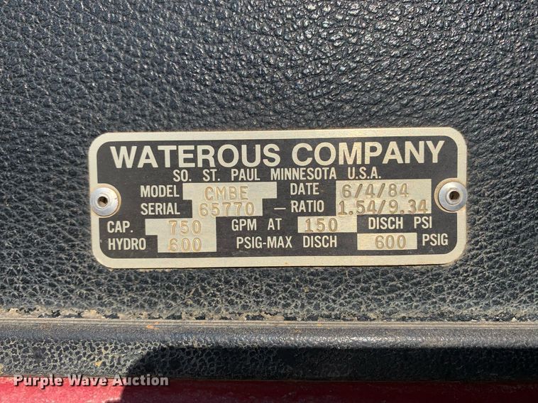 image for item MH9868 1984 GMC C7000  pumper fire truck