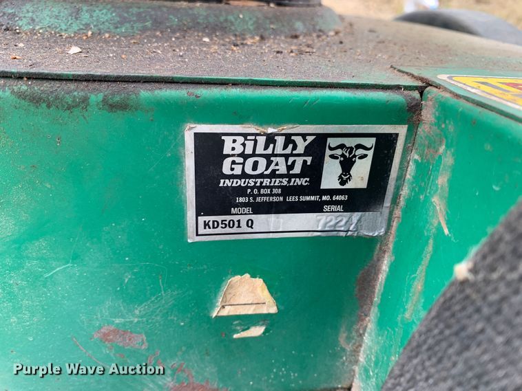 image for item MH9888 Billy Goat KD501Q  lawn vacuum