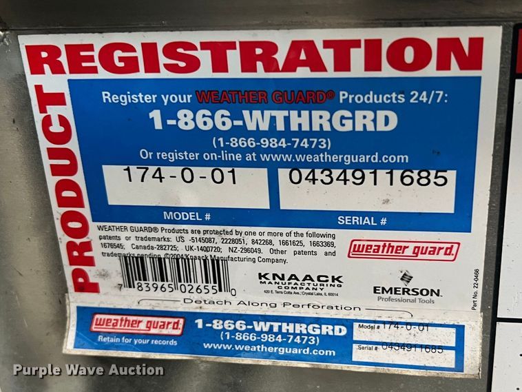 image for item MS9024 (6) Weather Guard toolboxes