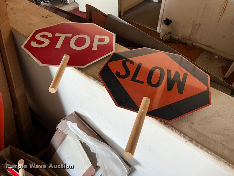 image for item MS9032 Construction traffic signs