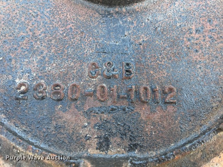 image for item MS9036 (330) Clay & Bailey 2380-01-1012 water meter covers