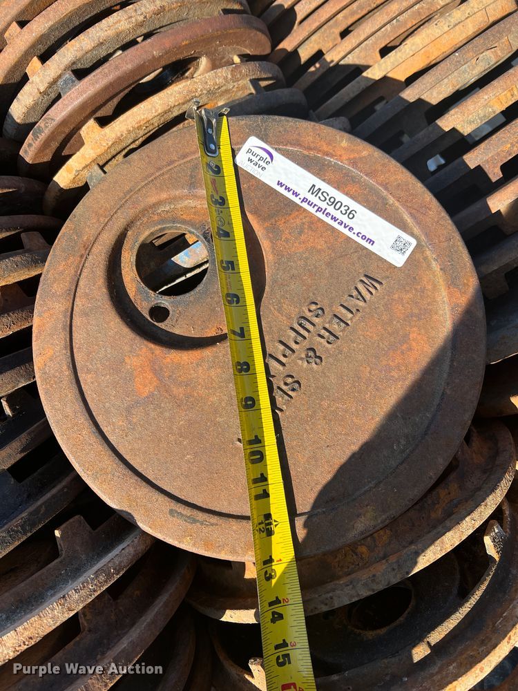 image for item MS9036 (330) Clay & Bailey 2380-01-1012 water meter covers