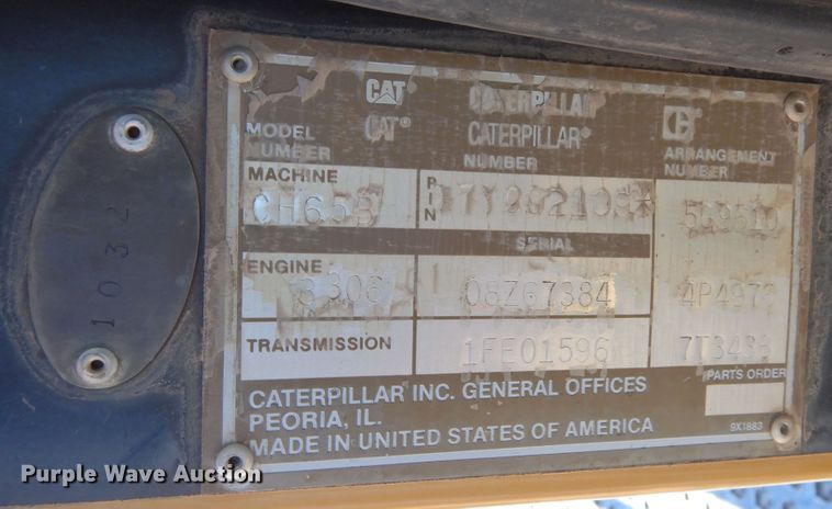 image for item DF8120 1992 Caterpillar Challenger 65B  tractor