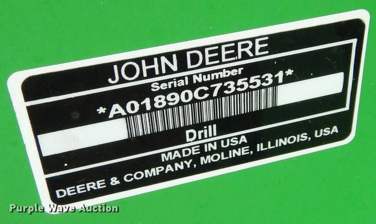 image for item DF8154 2010 John Deere 1890  air seeder