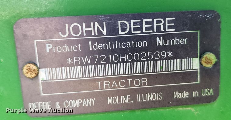 image for item DM4856 1994 John Deere 7210  tractor